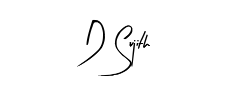 Arty Signature is a professional signature style that is perfect for those who want to add a touch of class to their signature. Get D Sujith name fancy signature for free. D Sujith signature style 8 images and pictures png