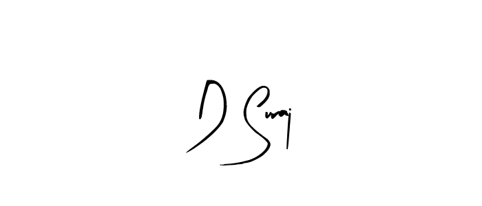 How to make D Suraj name signature. Use Arty Signature style for creating short signs online. This is the latest handwritten sign. D Suraj signature style 8 images and pictures png