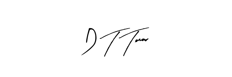 How to make D T Tomar name signature. Use Arty Signature style for creating short signs online. This is the latest handwritten sign. D T Tomar signature style 8 images and pictures png