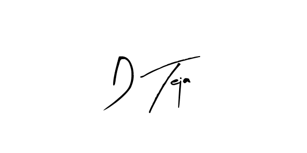 How to make D Teja signature? Arty Signature is a professional autograph style. Create handwritten signature for D Teja name. D Teja signature style 8 images and pictures png