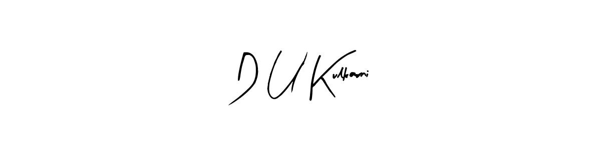 It looks lik you need a new signature style for name D U Kulkarni. Design unique handwritten (Arty Signature) signature with our free signature maker in just a few clicks. D U Kulkarni signature style 8 images and pictures png
