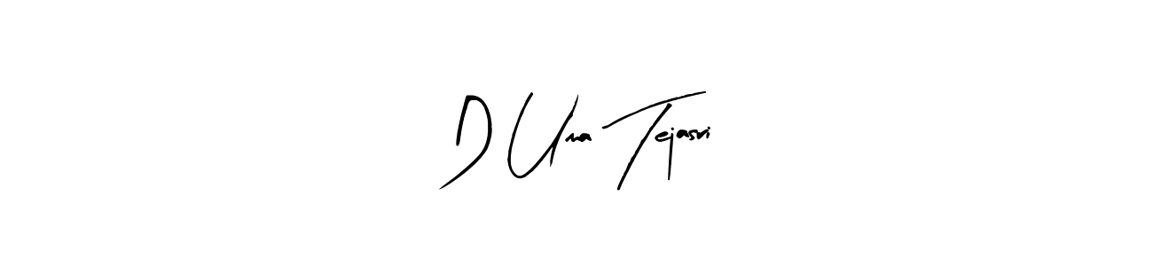 Make a beautiful signature design for name D Uma Tejasri. Use this online signature maker to create a handwritten signature for free. D Uma Tejasri signature style 8 images and pictures png