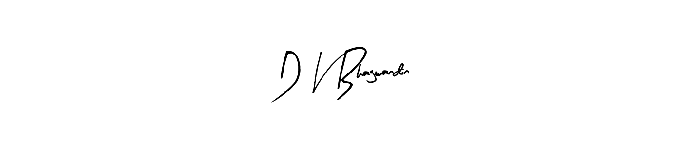 How to make D V Bhagwandin signature? Arty Signature is a professional autograph style. Create handwritten signature for D V Bhagwandin name. D V Bhagwandin signature style 8 images and pictures png