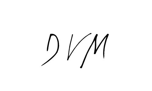 Similarly Arty Signature is the best handwritten signature design. Signature creator online .You can use it as an online autograph creator for name D V M. D V M signature style 8 images and pictures png