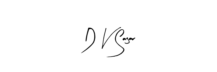 How to make D V Sagar signature? Arty Signature is a professional autograph style. Create handwritten signature for D V Sagar name. D V Sagar signature style 8 images and pictures png