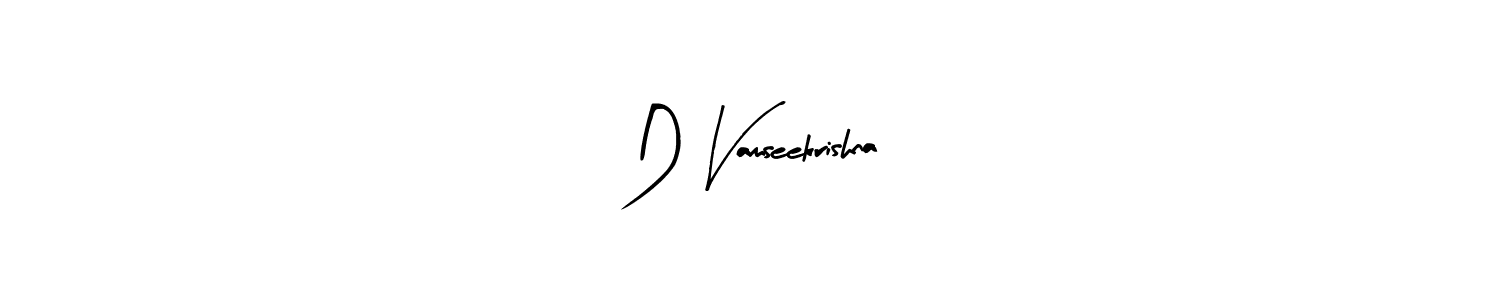 Design your own signature with our free online signature maker. With this signature software, you can create a handwritten (Arty Signature) signature for name D Vamseekrishna. D Vamseekrishna signature style 8 images and pictures png