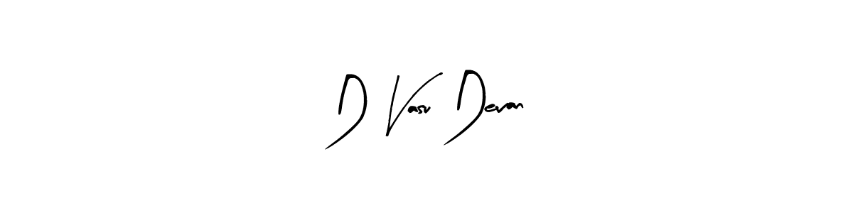 How to make D Vasu Devan name signature. Use Arty Signature style for creating short signs online. This is the latest handwritten sign. D Vasu Devan signature style 8 images and pictures png