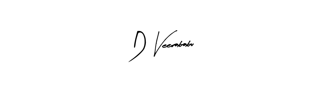 Make a beautiful signature design for name D Veerababu. Use this online signature maker to create a handwritten signature for free. D Veerababu signature style 8 images and pictures png