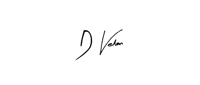 Make a beautiful signature design for name D Velan. With this signature (Arty Signature) style, you can create a handwritten signature for free. D Velan signature style 8 images and pictures png