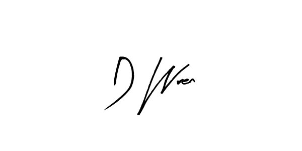 Make a beautiful signature design for name D Wren. Use this online signature maker to create a handwritten signature for free. D Wren signature style 8 images and pictures png