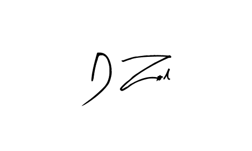 Create a beautiful signature design for name D Zol. With this signature (Arty Signature) fonts, you can make a handwritten signature for free. D Zol signature style 8 images and pictures png