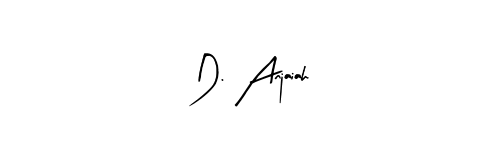 Create a beautiful signature design for name D. Anjaiah. With this signature (Arty Signature) fonts, you can make a handwritten signature for free. D. Anjaiah signature style 8 images and pictures png