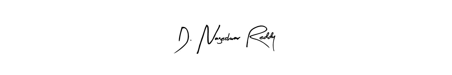 Create a beautiful signature design for name D. Nageshwar Reddy. With this signature (Arty Signature) fonts, you can make a handwritten signature for free. D. Nageshwar Reddy signature style 8 images and pictures png