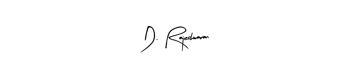 Arty Signature is a professional signature style that is perfect for those who want to add a touch of class to their signature. It is also a great choice for those who want to make their signature more unique. Get D. Rajeshwaran name to fancy signature for free. D. Rajeshwaran signature style 8 images and pictures png