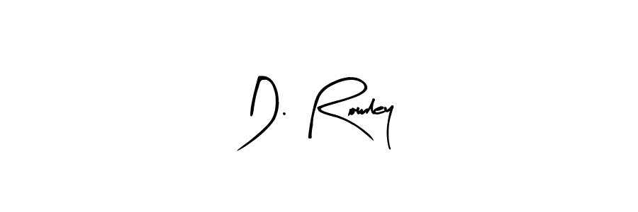 The best way (Arty Signature) to make a short signature is to pick only two or three words in your name. The name D. Rowley include a total of six letters. For converting this name. D. Rowley signature style 8 images and pictures png