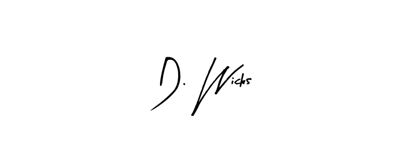 How to Draw D. Wicks signature style? Arty Signature is a latest design signature styles for name D. Wicks. D. Wicks signature style 8 images and pictures png