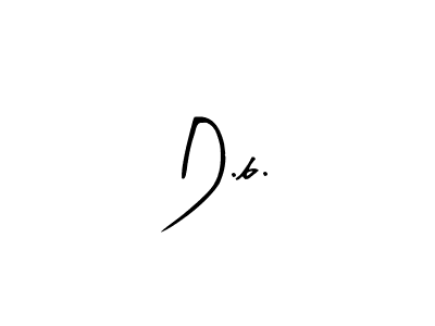 Make a beautiful signature design for name D.b.. With this signature (Arty Signature) style, you can create a handwritten signature for free. D.b. signature style 8 images and pictures png