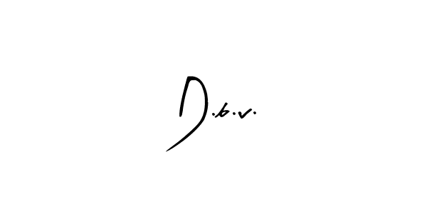 Create a beautiful signature design for name D.b.v.;prasad. With this signature (Arty Signature) fonts, you can make a handwritten signature for free. D.b.v.;prasad signature style 8 images and pictures png