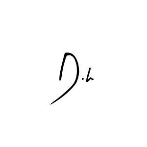 You should practise on your own different ways (Arty Signature) to write your name (D.h) in signature. don't let someone else do it for you. D.h signature style 8 images and pictures png