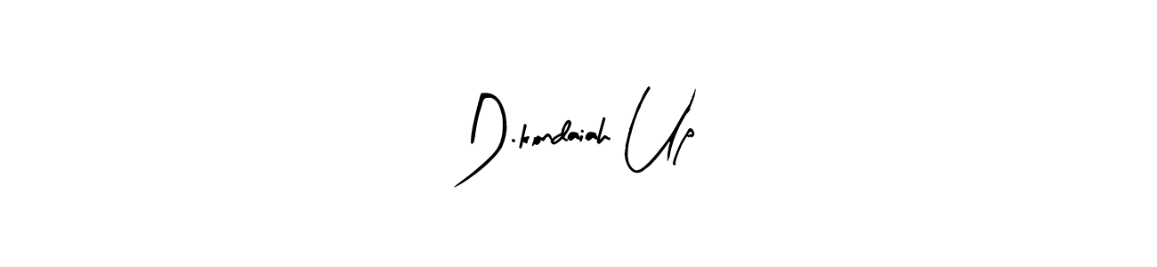 if you are searching for the best signature style for your name D.kondaiah Up. so please give up your signature search. here we have designed multiple signature styles  using Arty Signature. D.kondaiah Up signature style 8 images and pictures png