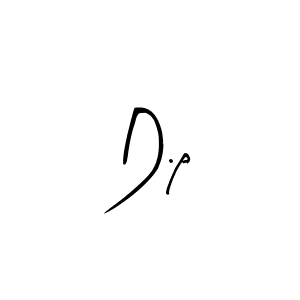 Make a beautiful signature design for name D.p. With this signature (Arty Signature) style, you can create a handwritten signature for free. D.p signature style 8 images and pictures png