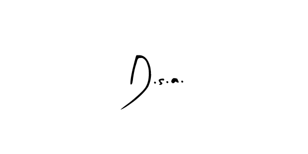 How to make D.s.a. signature? Arty Signature is a professional autograph style. Create handwritten signature for D.s.a. name. D.s.a. signature style 8 images and pictures png