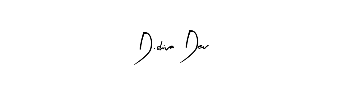 How to make D.shiva Dev name signature. Use Arty Signature style for creating short signs online. This is the latest handwritten sign. D.shiva Dev signature style 8 images and pictures png
