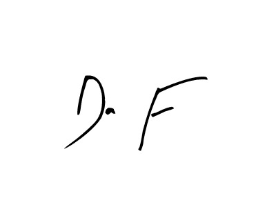 Best and Professional Signature Style for Da F. Arty Signature Best Signature Style Collection. Da F signature style 8 images and pictures png