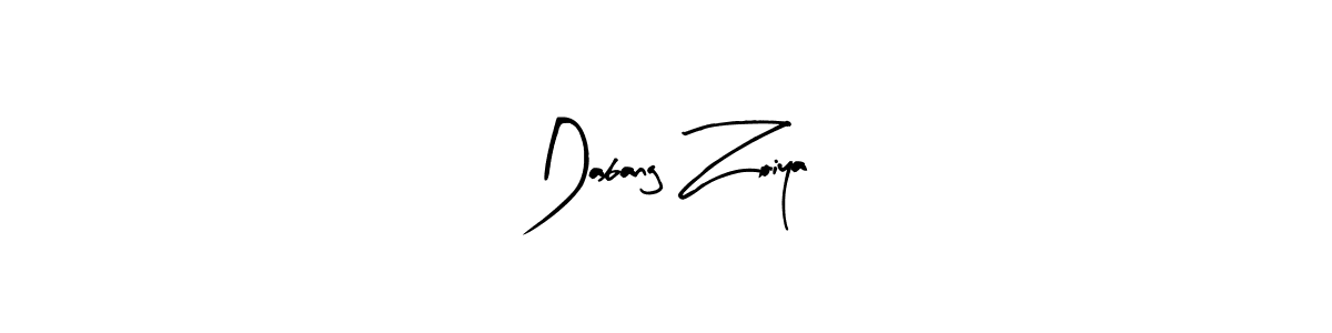 You should practise on your own different ways (Arty Signature) to write your name (Dabang Zoiya) in signature. don't let someone else do it for you. Dabang Zoiya signature style 8 images and pictures png
