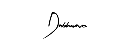 Generate high-definition signature styles for Dabbuwave. The Arty Signature typeface ensures crisp legibility and sophisticated design. Dabbuwave signature style 8 images and pictures png