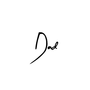 How to make Dad name signature. Use Arty Signature style for creating short signs online. This is the latest handwritten sign. Dad signature style 8 images and pictures png