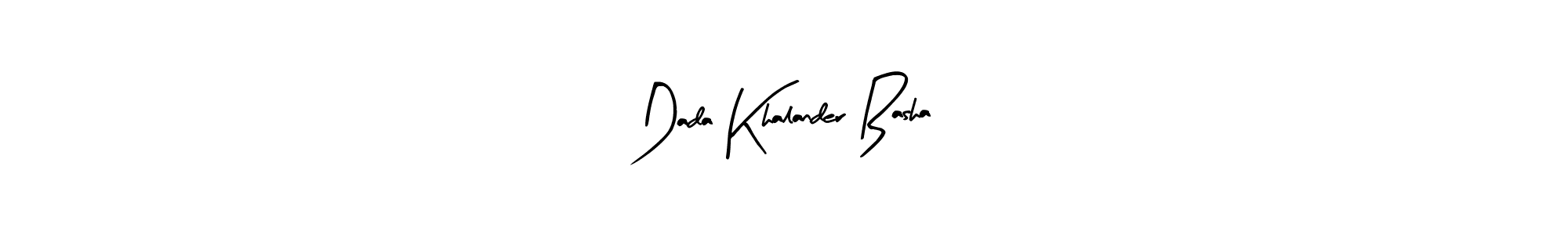 Make a beautiful signature design for name Dada Khalander Basha. Use this online signature maker to create a handwritten signature for free. Dada Khalander Basha signature style 8 images and pictures png