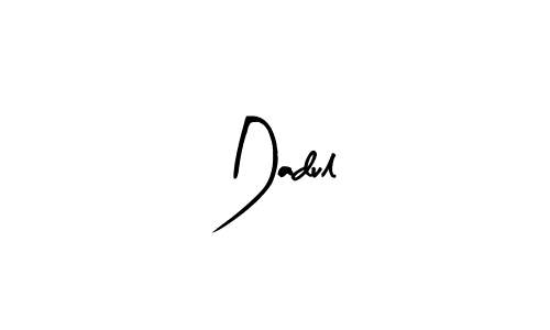 Also we have Dadul name is the best signature style. Create professional handwritten signature collection using Arty Signature autograph style. Dadul signature style 8 images and pictures png