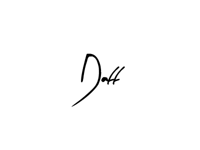 Design your own signature with our free online signature maker. With this signature software, you can create a handwritten (Arty Signature) signature for name Daff. Daff signature style 8 images and pictures png
