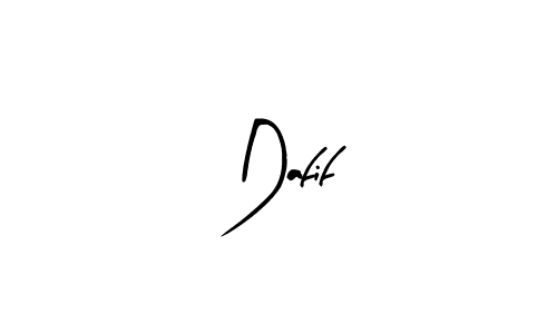 How to make Dafif name signature. Use Arty Signature style for creating short signs online. This is the latest handwritten sign. Dafif signature style 8 images and pictures png
