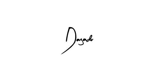 Create a beautiful signature design for name Dagadu. With this signature (Arty Signature) fonts, you can make a handwritten signature for free. Dagadu signature style 8 images and pictures png