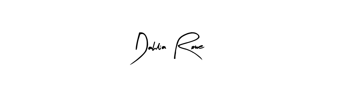 Make a beautiful signature design for name Dahlia Rowe. With this signature (Arty Signature) style, you can create a handwritten signature for free. Dahlia Rowe signature style 8 images and pictures png