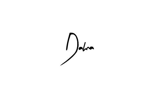 Arty Signature is a professional signature style that is perfect for those who want to add a touch of class to their signature. It is also a great choice for those who want to make their signature more unique. Get Dahna name to fancy signature for free. Dahna signature style 8 images and pictures png