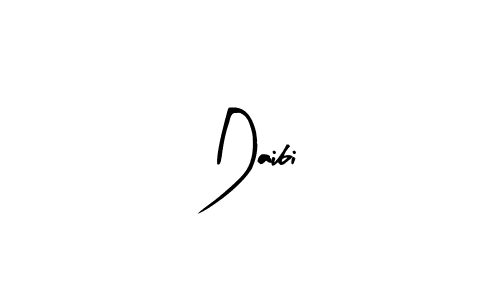 Use a signature maker to create a handwritten signature online. With this signature software, you can design (Arty Signature) your own signature for name Daibi. Daibi signature style 8 images and pictures png
