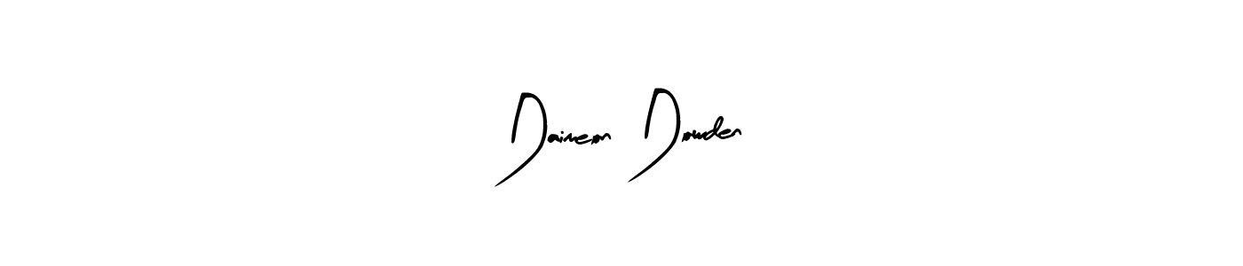 Make a beautiful signature design for name Daimeon Dowden. With this signature (Arty Signature) style, you can create a handwritten signature for free. Daimeon Dowden signature style 8 images and pictures png