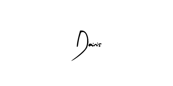 You should practise on your own different ways (Arty Signature) to write your name (Dainis) in signature. don't let someone else do it for you. Dainis signature style 8 images and pictures png