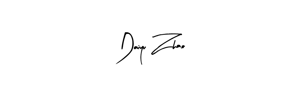 Also You can easily find your signature by using the search form. We will create Daiyu Zhao name handwritten signature images for you free of cost using Arty Signature sign style. Daiyu Zhao signature style 8 images and pictures png