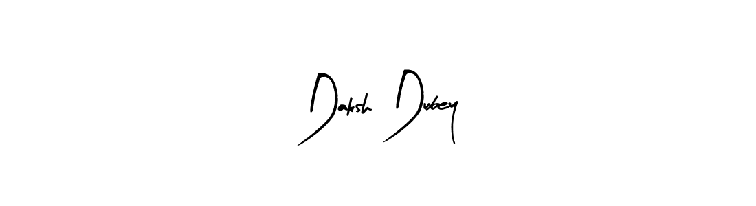 Similarly Arty Signature is the best handwritten signature design. Signature creator online .You can use it as an online autograph creator for name Daksh Dubey. Daksh Dubey signature style 8 images and pictures png