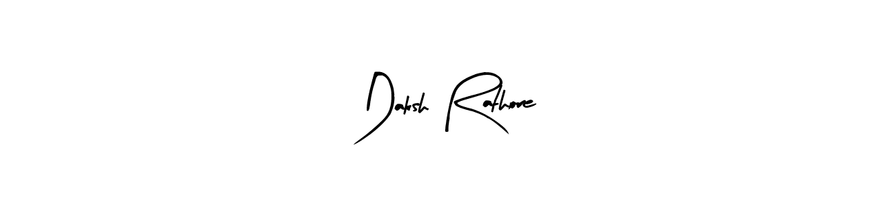 Create a beautiful signature design for name Daksh Rathore. With this signature (Arty Signature) fonts, you can make a handwritten signature for free. Daksh Rathore signature style 8 images and pictures png