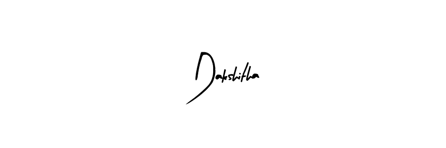 Arty Signature is a professional signature style that is perfect for those who want to add a touch of class to their signature. It is also a great choice for those who want to make their signature more unique. Get Dakshitha name to fancy signature for free. Dakshitha signature style 8 images and pictures png