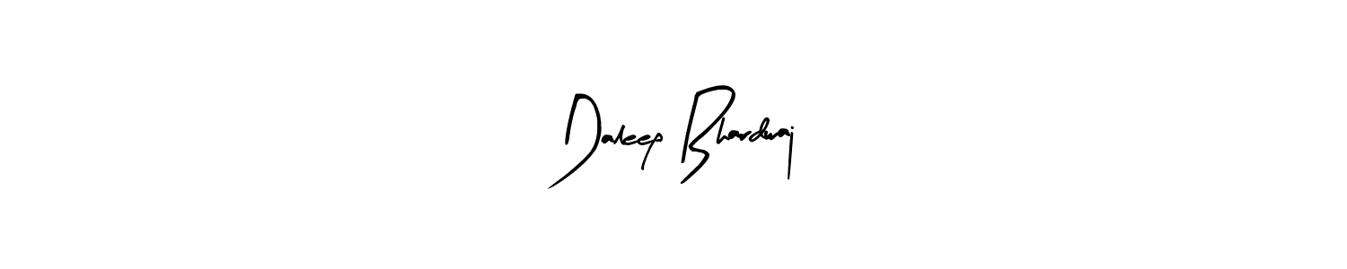 Design your own signature with our free online signature maker. With this signature software, you can create a handwritten (Arty Signature) signature for name Daleep Bhardwaj. Daleep Bhardwaj signature style 8 images and pictures png