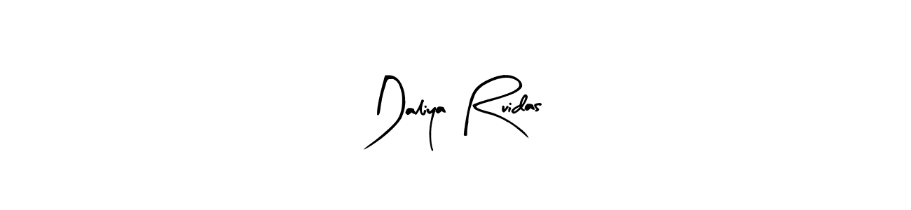 Design your own signature with our free online signature maker. With this signature software, you can create a handwritten (Arty Signature) signature for name Daliya Ruidas. Daliya Ruidas signature style 8 images and pictures png