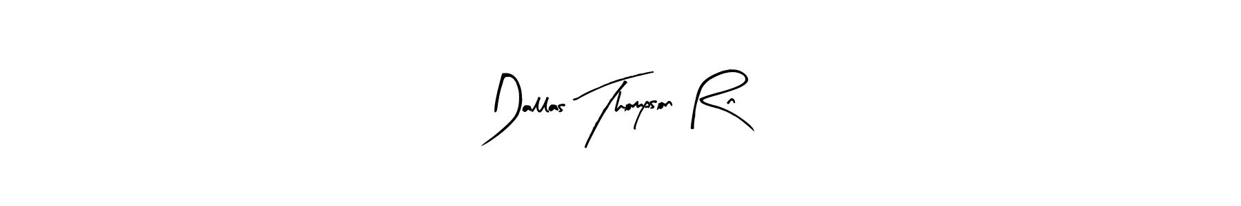 Similarly Arty Signature is the best handwritten signature design. Signature creator online .You can use it as an online autograph creator for name Dallas Thompson Rn. Dallas Thompson Rn signature style 8 images and pictures png