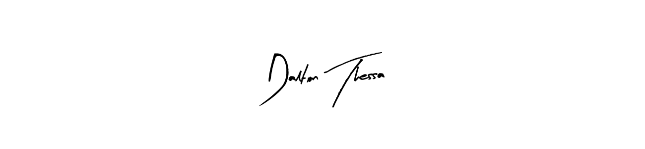 How to make Dalton Thessa name signature. Use Arty Signature style for creating short signs online. This is the latest handwritten sign. Dalton Thessa signature style 8 images and pictures png