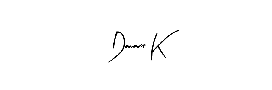 How to Draw Damaris K signature style? Arty Signature is a latest design signature styles for name Damaris K. Damaris K signature style 8 images and pictures png